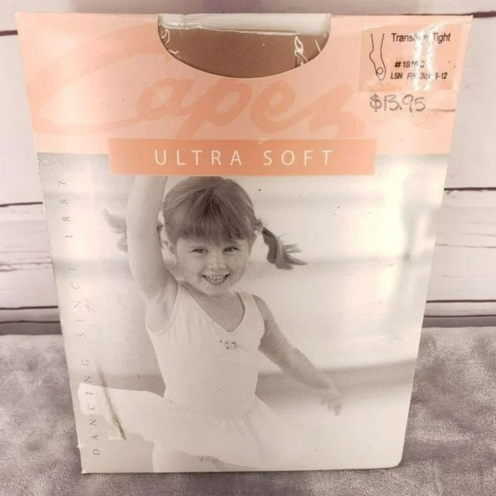 Capezio transition tight sz‎ 8-12 ultra soft #1816C
